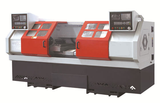 Doppelte Spindel CNC-Drehbank Maschine, Hauptdurchzugsmaschine horizontale 2